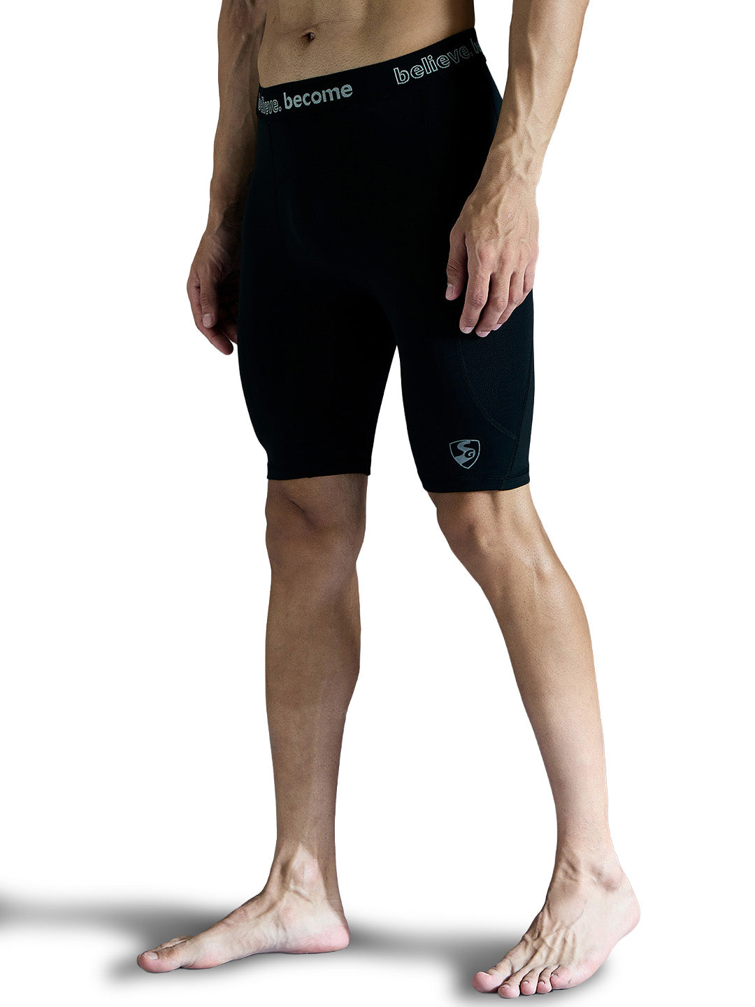 SG Cricket Compression Short Xtreme (Black)