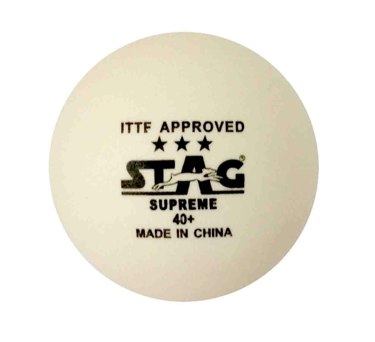 STAG SUPREME 3 STAR TABLE TENNIS BALL