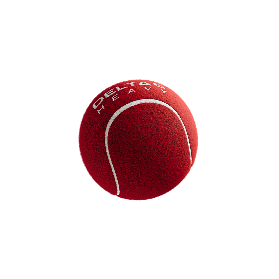 HUNDRED DELTA 6 HEAVY GREEN CRICKET TENNIS BALL