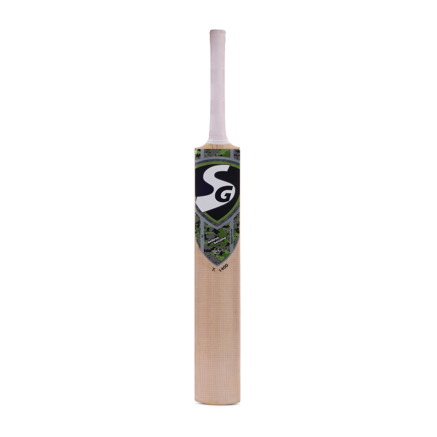 SG T-1400 Kashmir Willow Scoop Bat for Tennis Cricket Ball