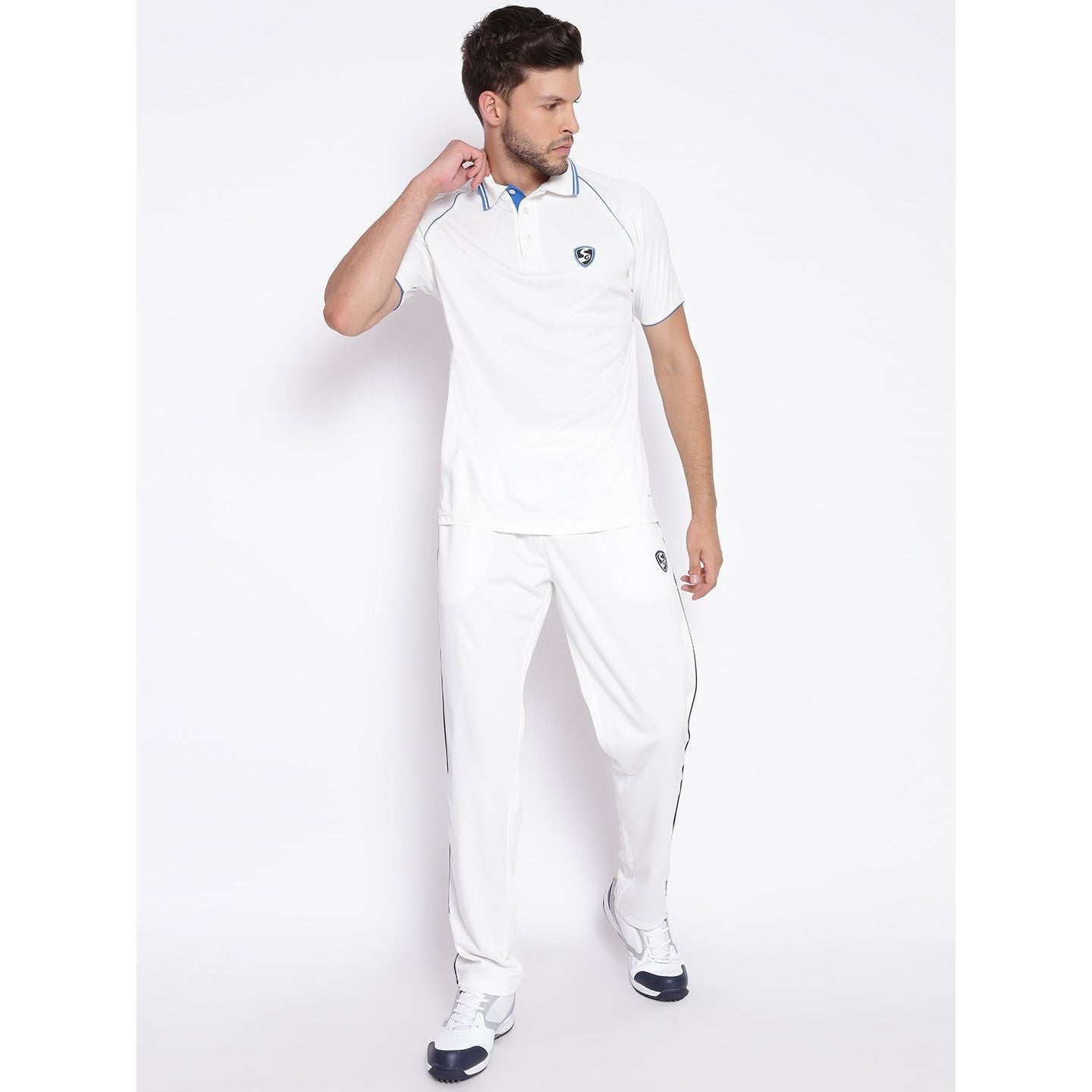 SG Premium 2.0 Half Sleeve Cricket Shirt  Whites