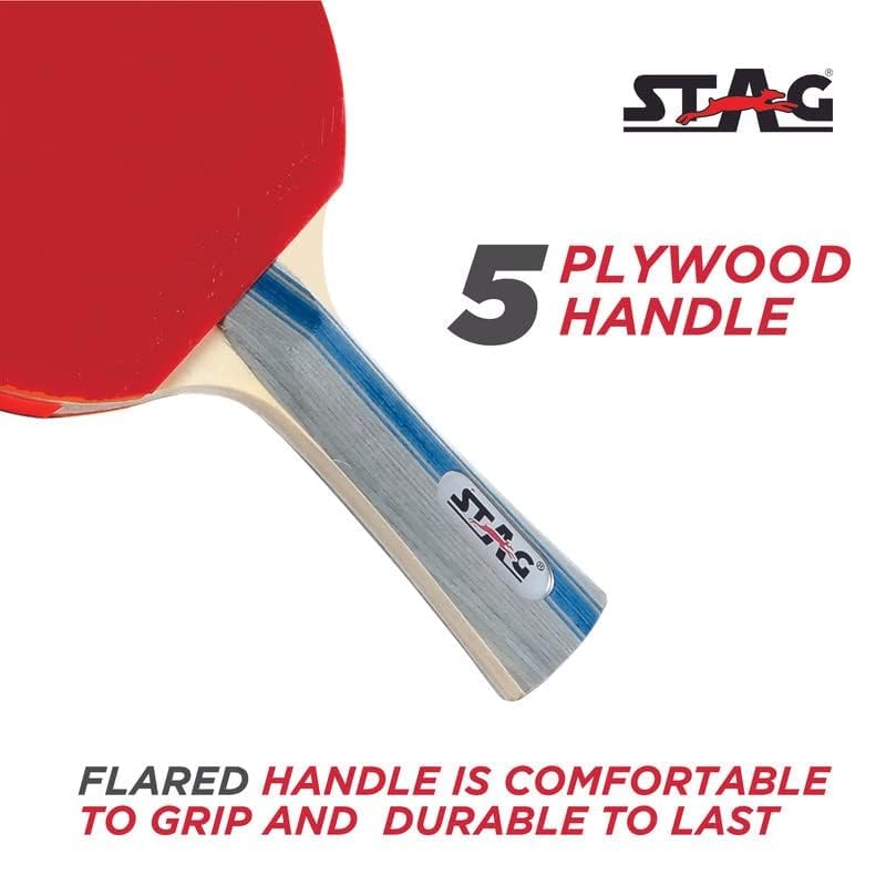 Stag 4 Star Table Tennis Playset (2 Racket with 3 Balls)