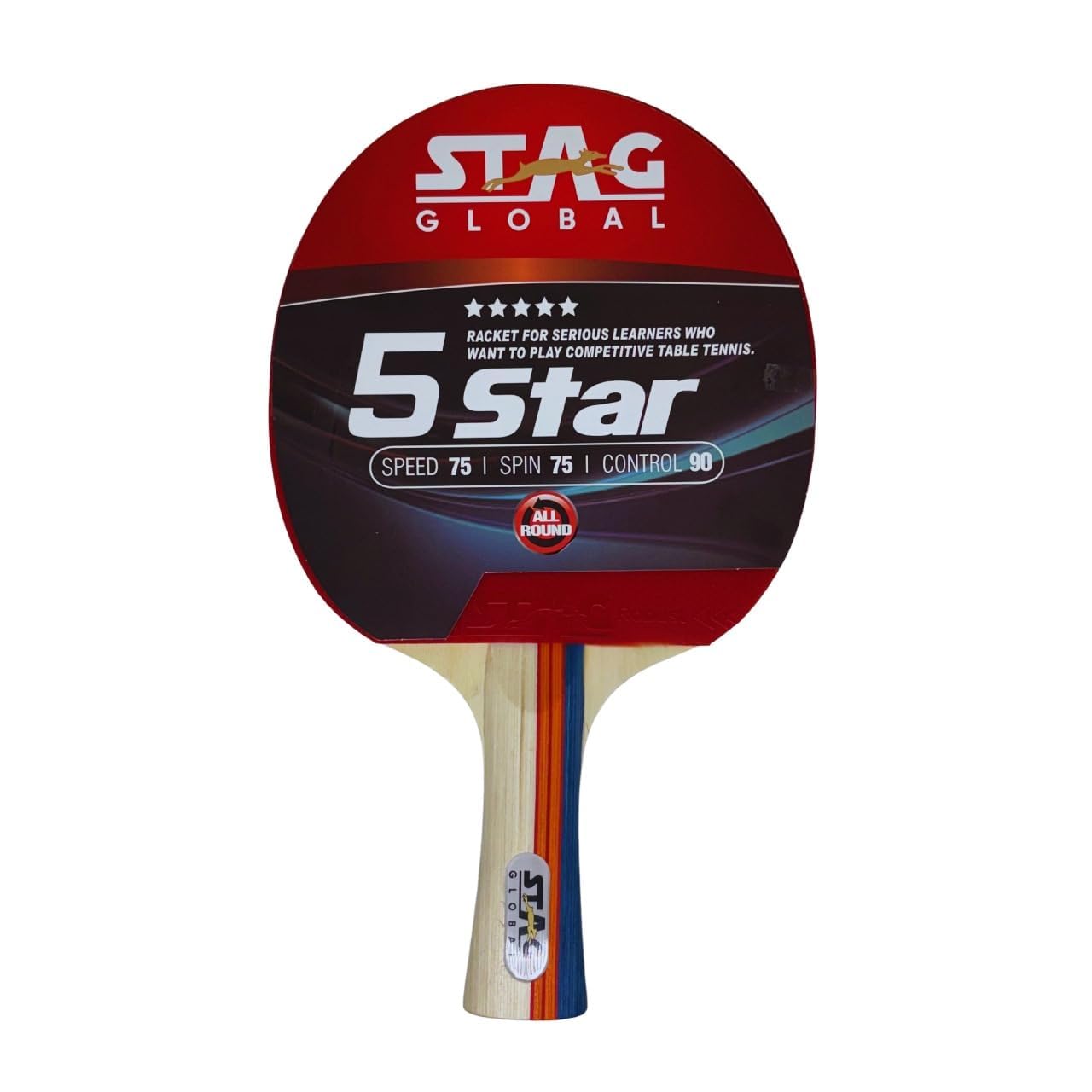 Stag Global 5 Star Table Tennis Racket