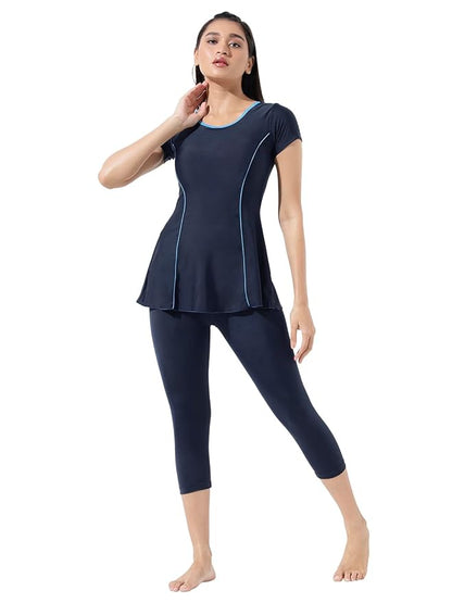 Lycot Ladies A Line Half sleeves & 3/4th Tight