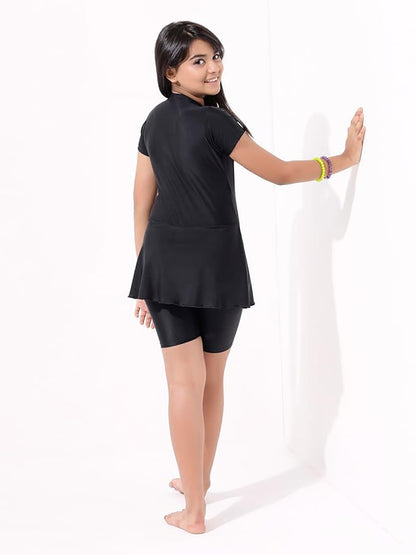 Lycot Baby Frock Half Sleeves Cycling & Front Zip