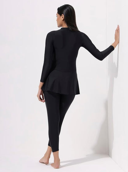Lycot Ladies Frock Full Sleeves & Full Tights + Zip