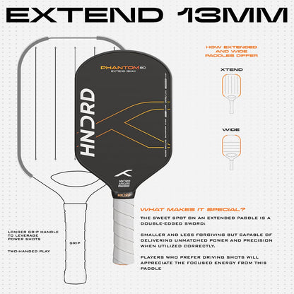 HUNDRED PHANTOM 80 PICKLEBALL PADDLE
