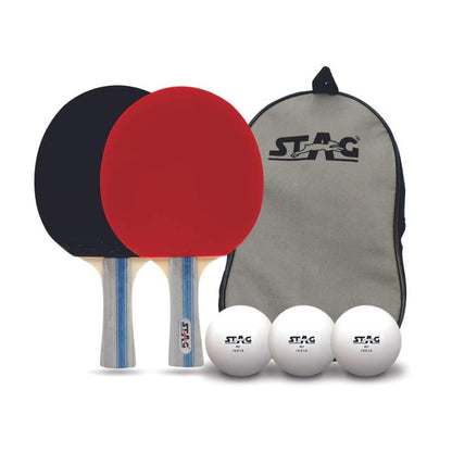 Stag 4 Star Table Tennis Playset (2 Racket with 3 Balls)