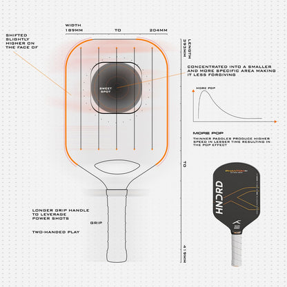 HUNDRED PHANTOM 80 PICKLEBALL PADDLE
