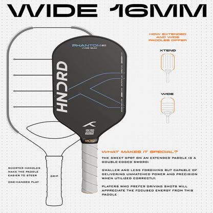 HUNDRED PHANTOM 60 PICKLEBALL PADDLE