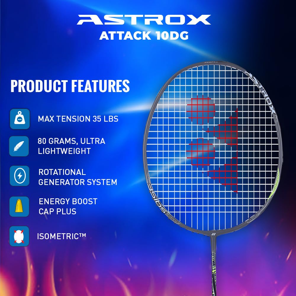 YONEX ASTROX ATTACK 10 DG BADMINTON RACQUET
