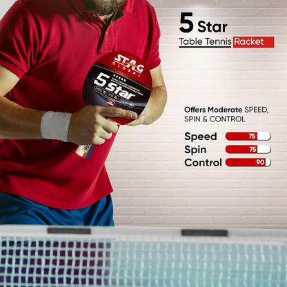 Stag Global 5 Star Table Tennis Racket