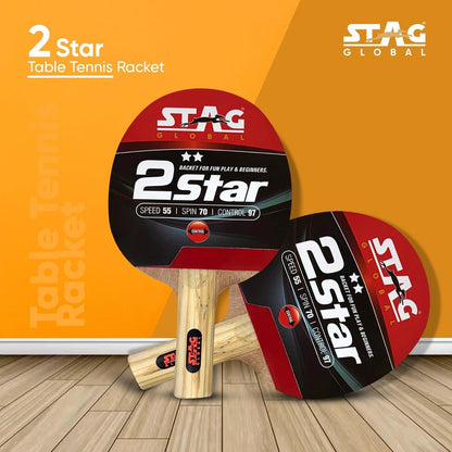 Stag 2 Star Table Tennis Racquet