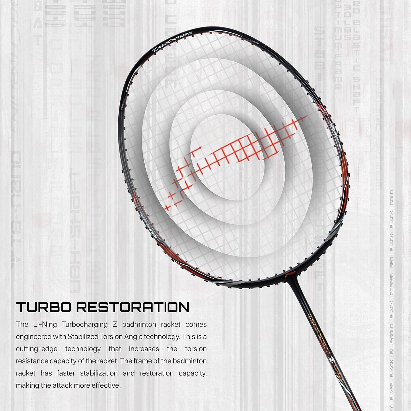 LINING Turbo Charging Z Combat BADMINTON RACQUET