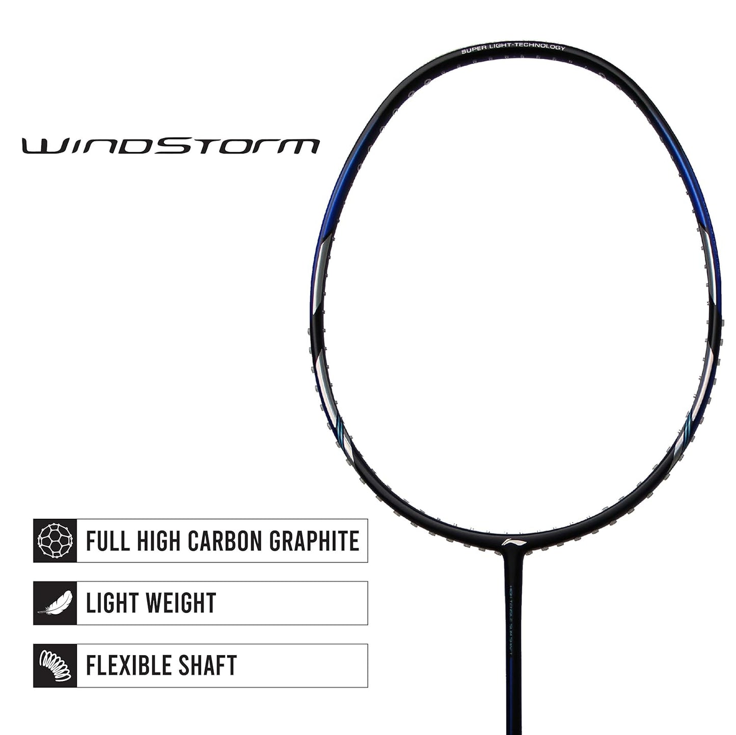 LI-NING Windstorm 78 Plus Badminton Racquet