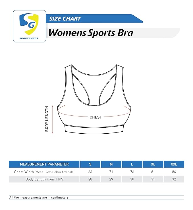SG Women's Sports Bra CORWSB003