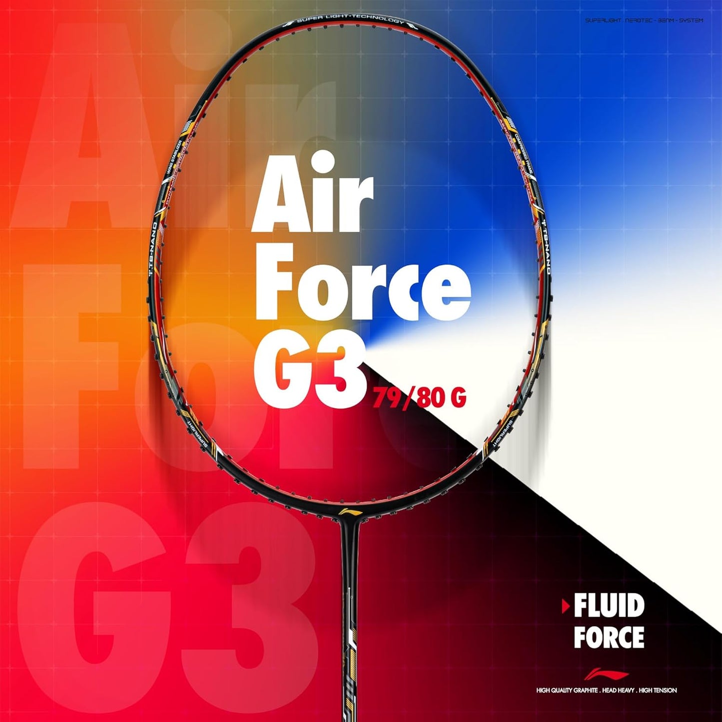 LINING AIR FORCE G3  BADMINTON RACQUET