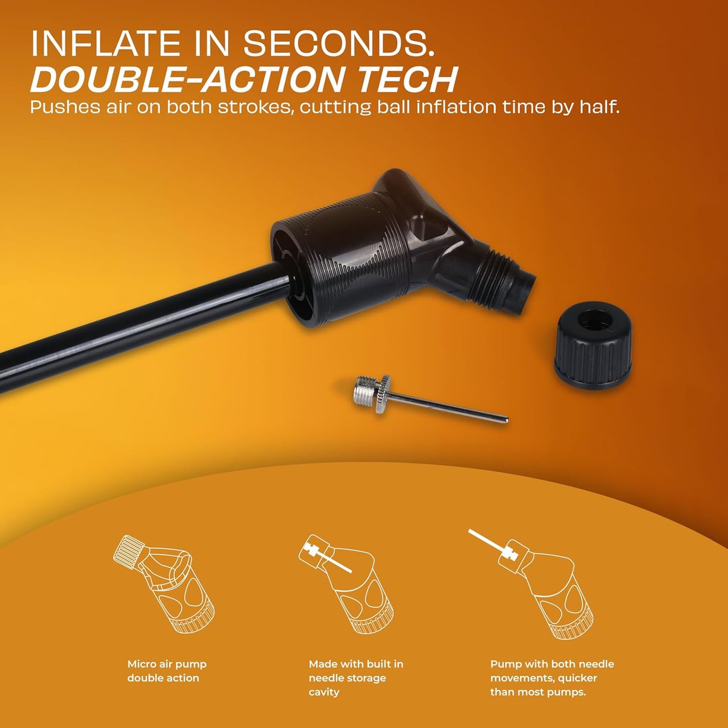 Nivia Ball Air Pump Double Action