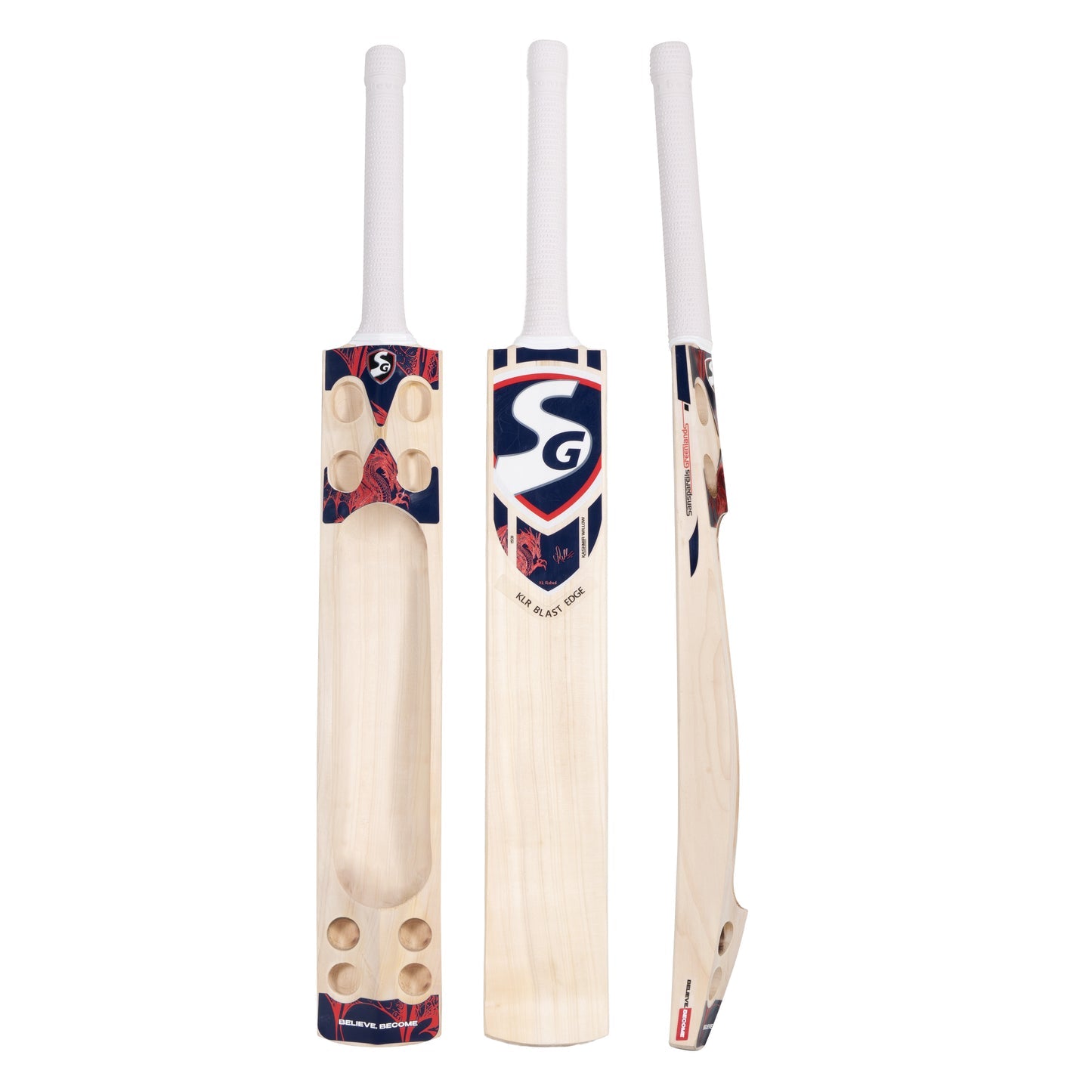 SG KLR-Blast Edge Kashmir Willow Cricket Bat (Tennis Bat)