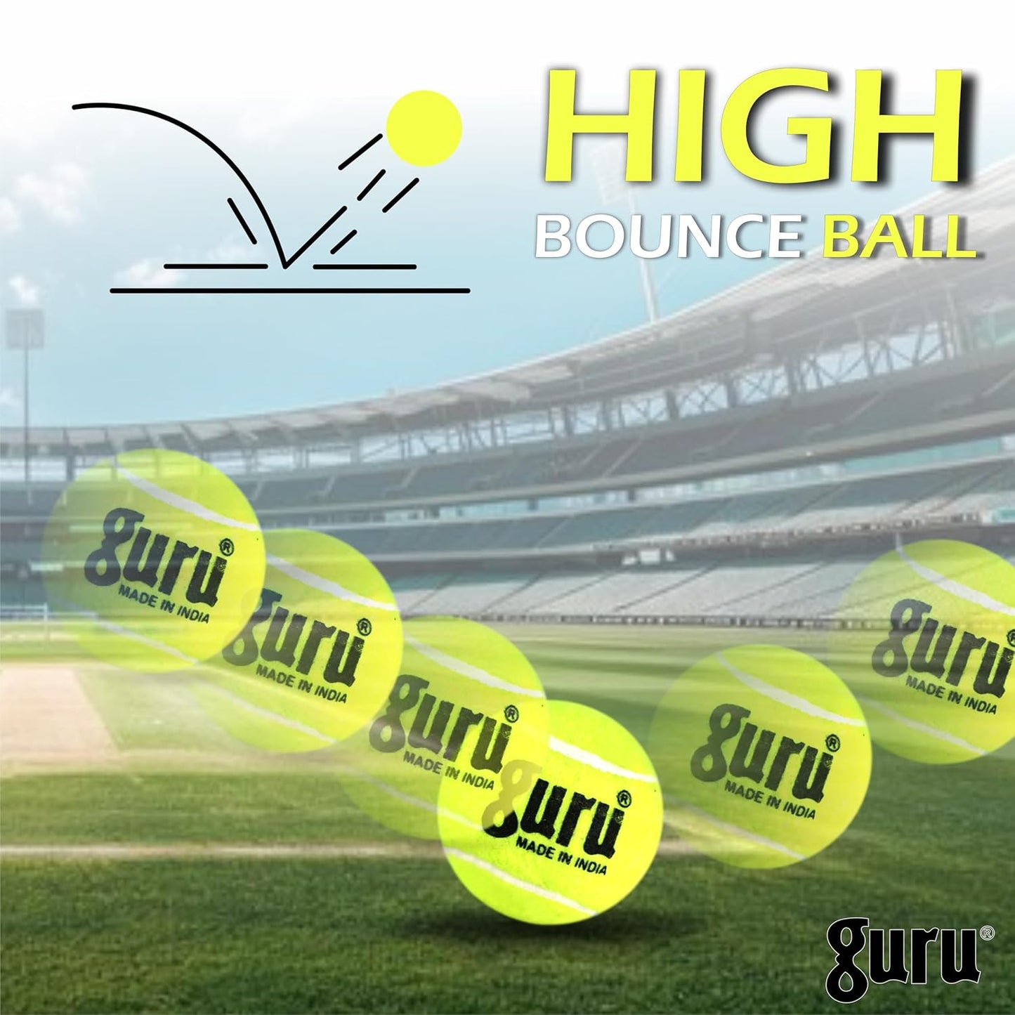 Guru Tennis Cricket Ball
