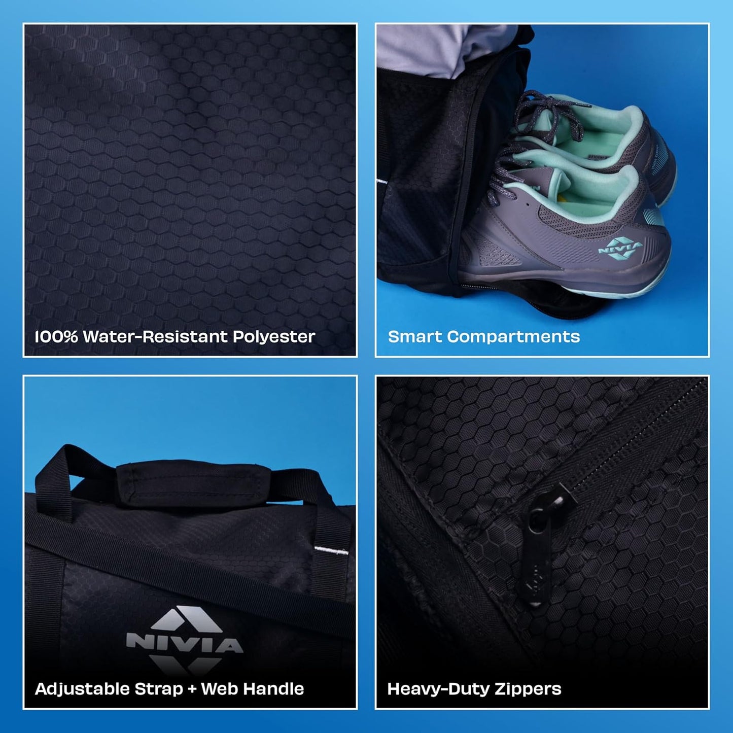 Nivia Beast Gym Bag - 4