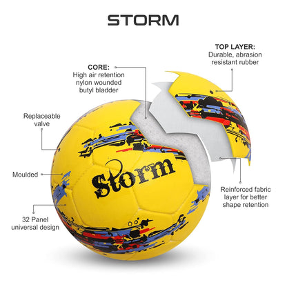 NIVIA STORM MOULDED FOOTBALL