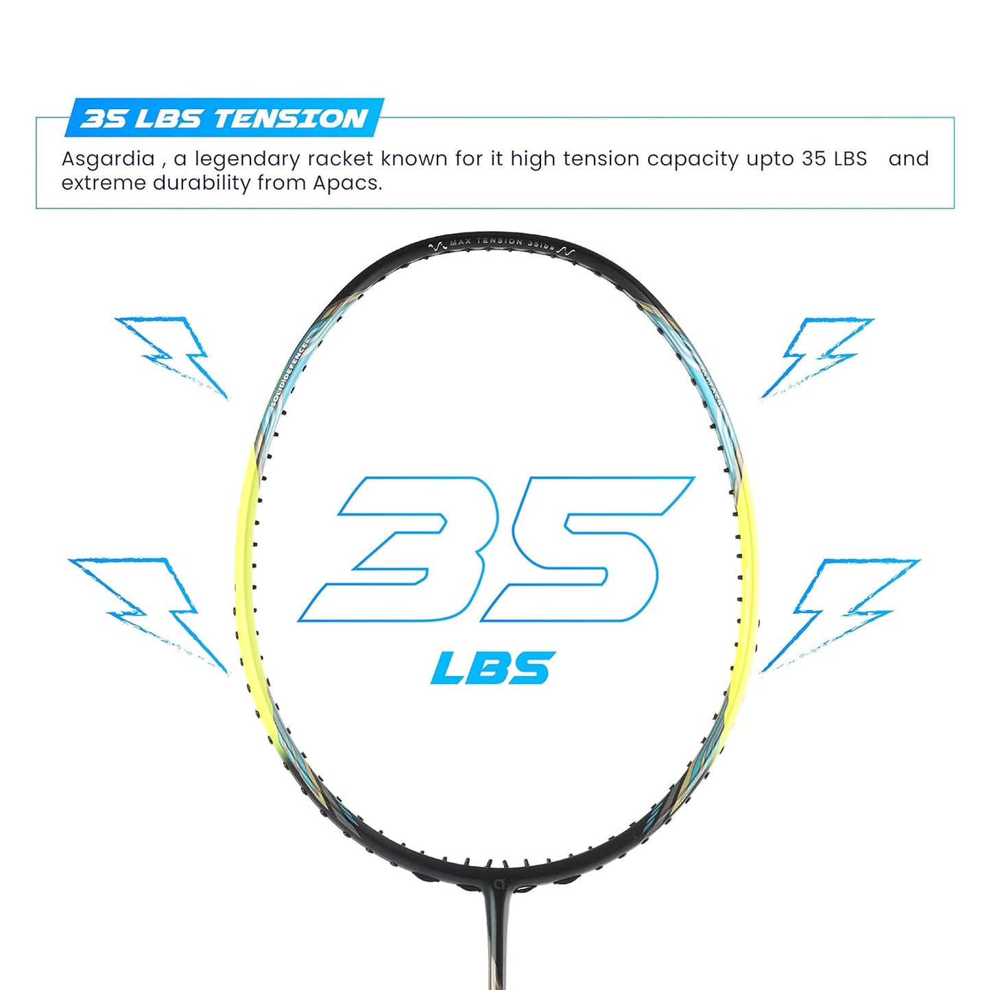 APACS COUNTER ATTACK 4U BADMINTON RACQUET