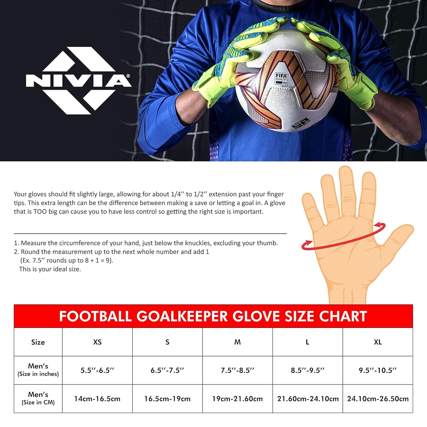 NIVIA SPIDER FOOTBALL GOAL KEEPER GLOVES