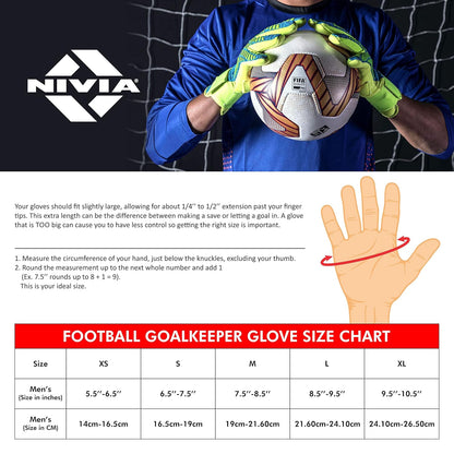 NIVIA SPIDER FOOTBALL GOAL KEEPER GLOVES