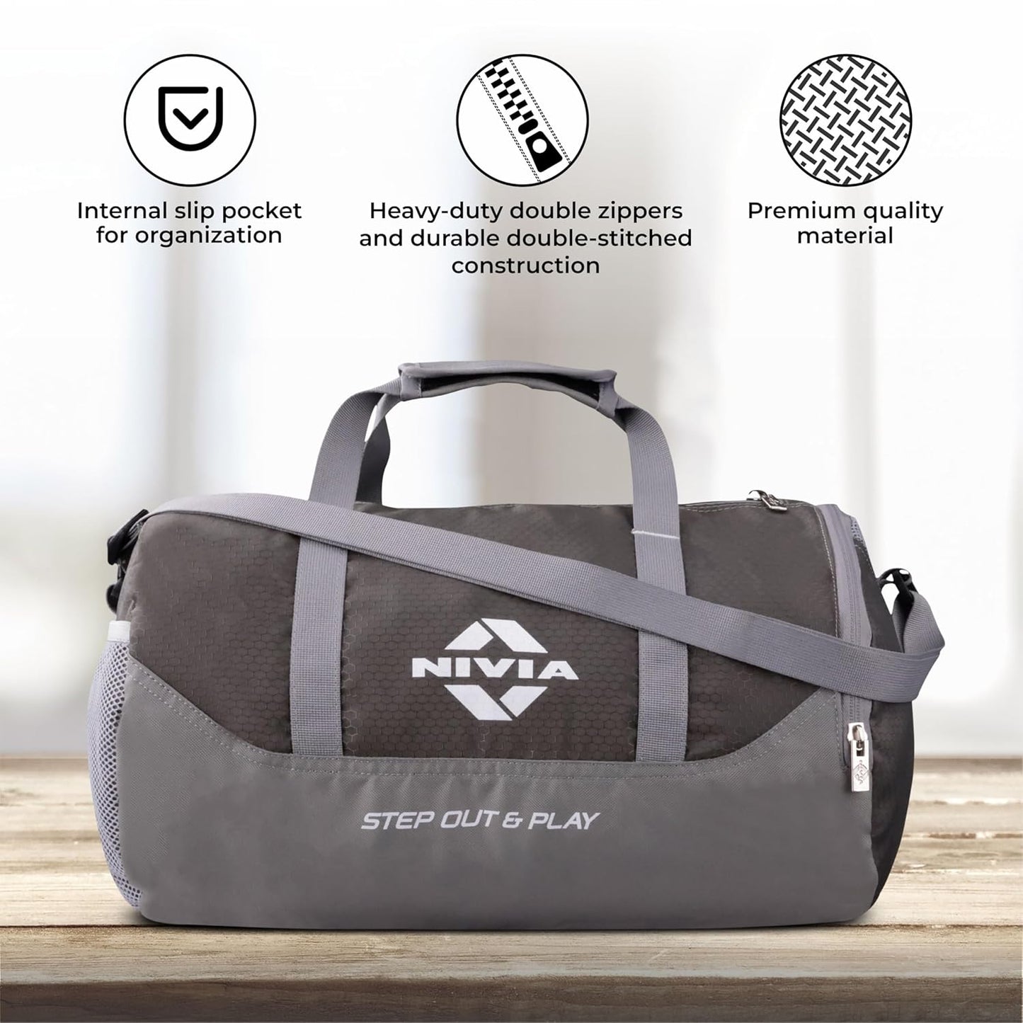 Nivia Beast Gym Bag - 4
