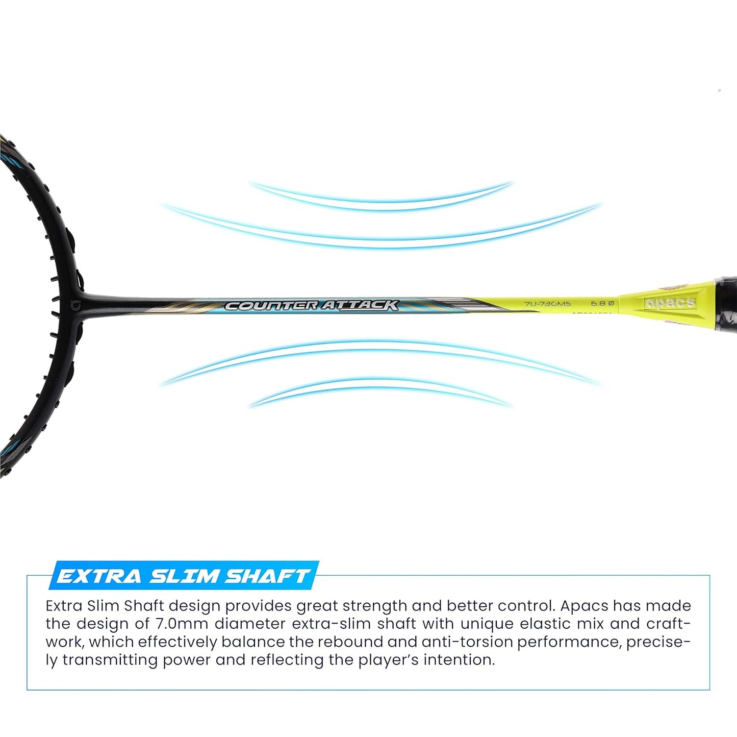 APACS COUNTER ATTACK 4U BADMINTON RACQUET