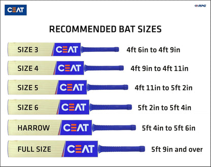 Ceat Hitman English Willow Cricket Bat