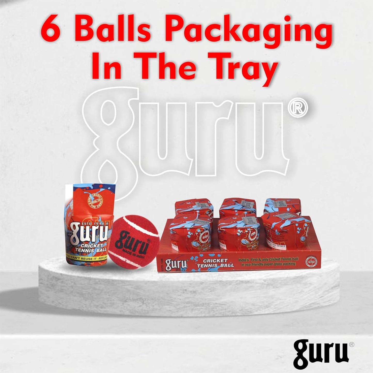 Guru Tennis Cricket Ball