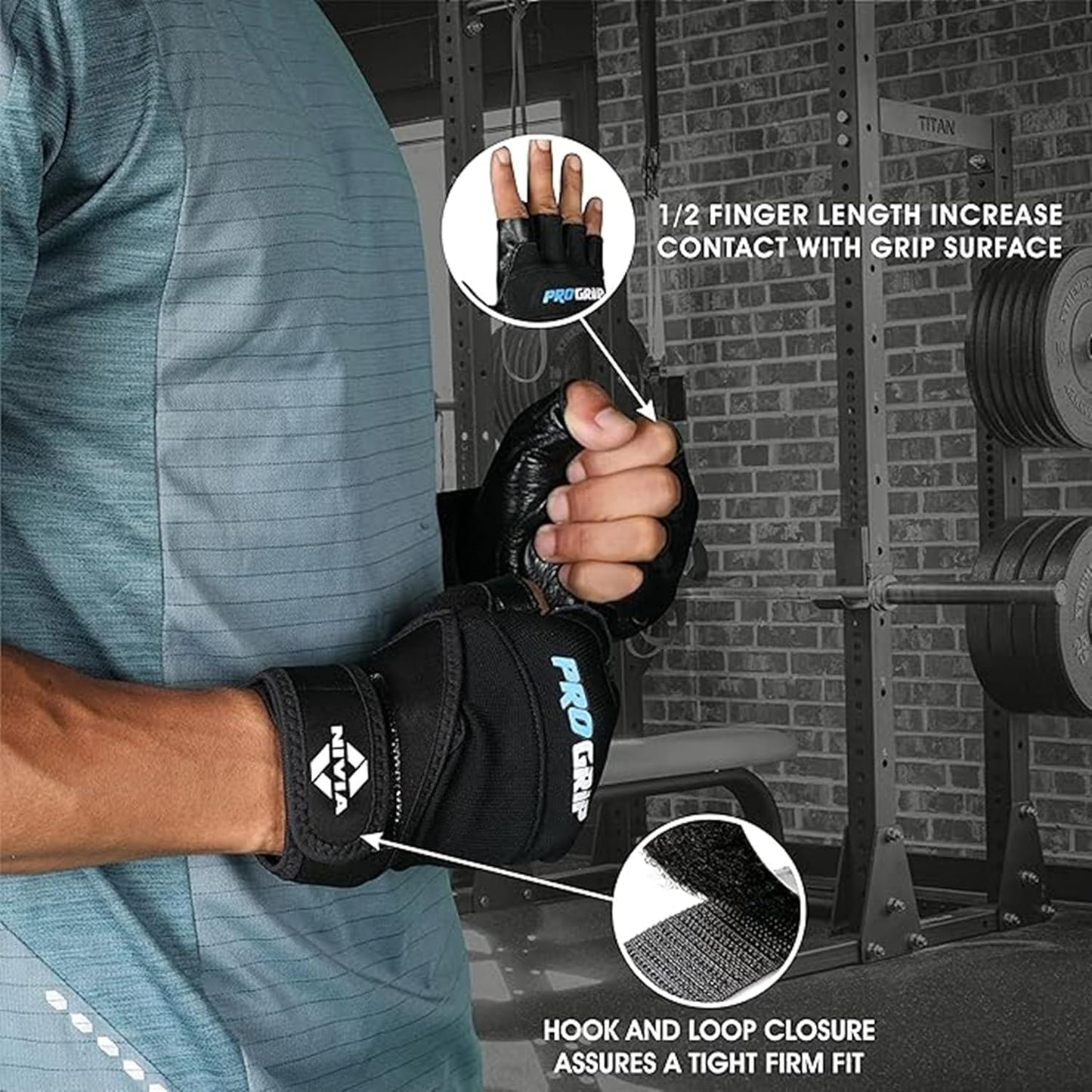 NIVIA PROGRIP GYM GLOVES