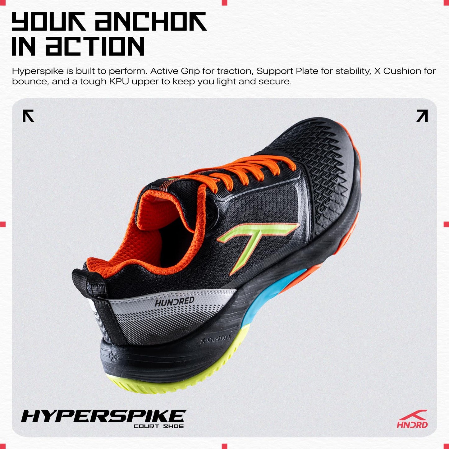 Hundred Hyperspike Badminton shoes