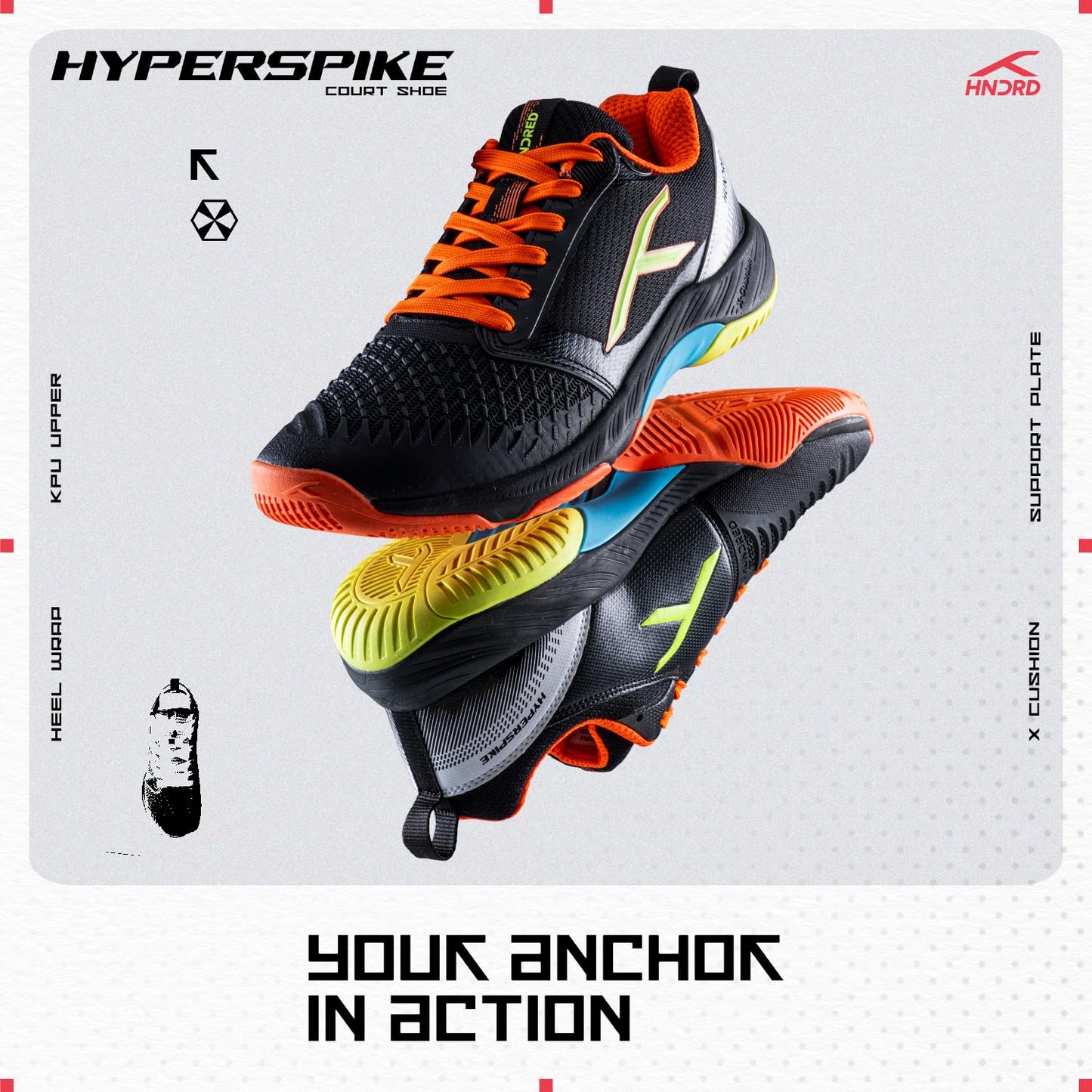 Hundred Hyperspike Badminton shoes