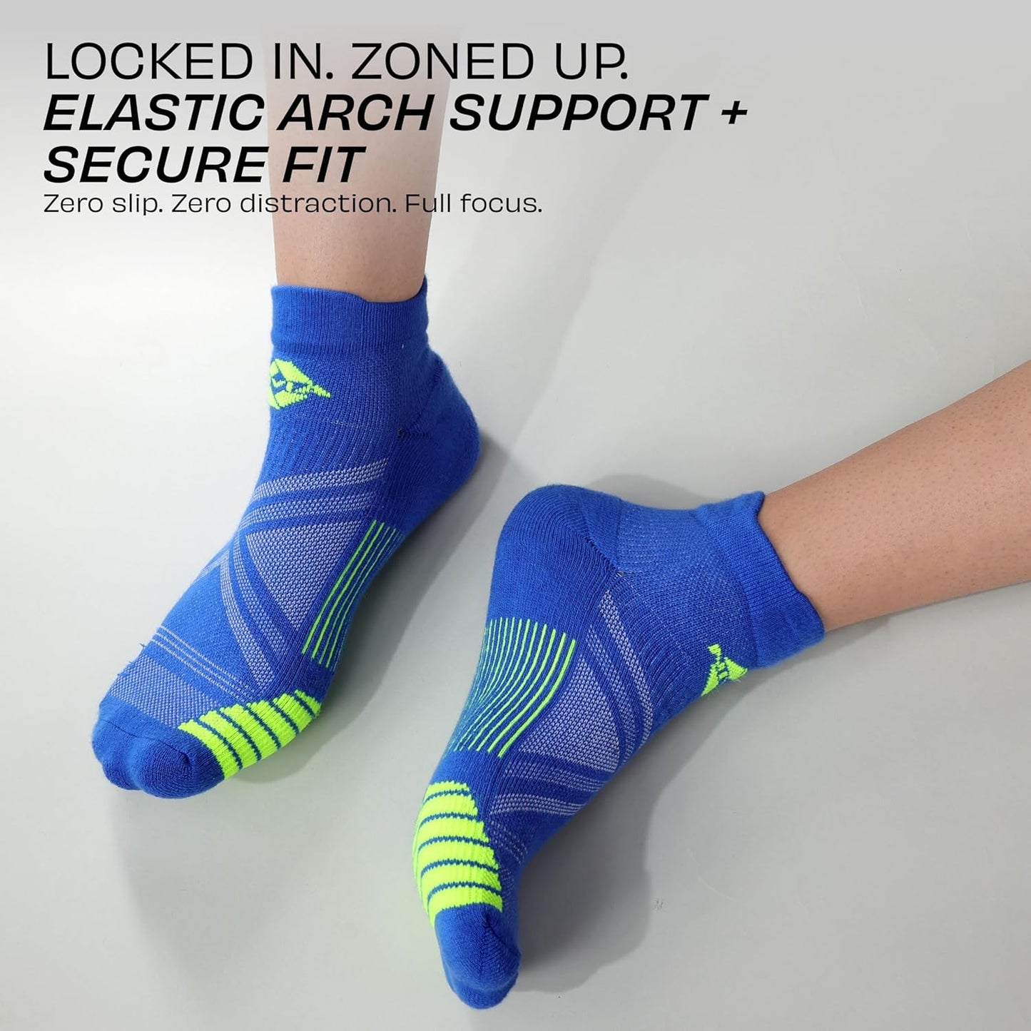 NIVIA STRIPES ANKEL SOCKS 2.0 (PACK OF 3)
