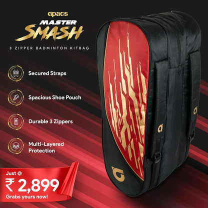 Apacs Master Smash Triple Zipper kitbag