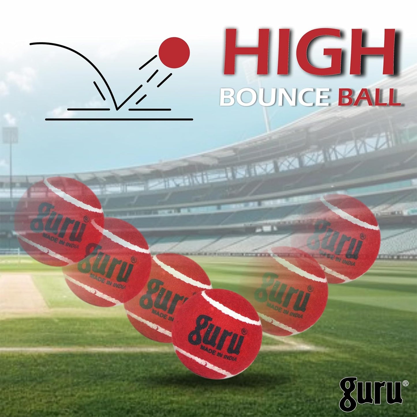 Guru Tennis Cricket Ball