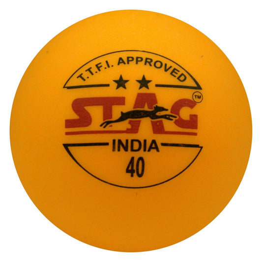 STAG GLOBAL 2 STAR TABLE TENNIS BALL ORANGE