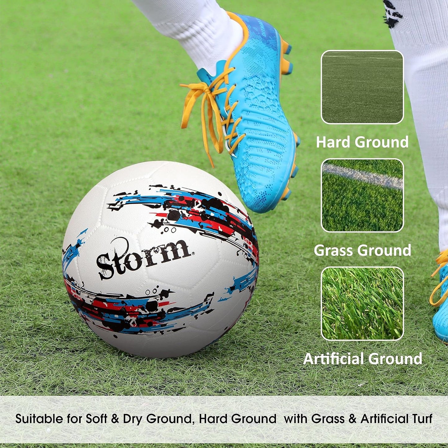 NIVIA STORM MOULDED FOOTBALL