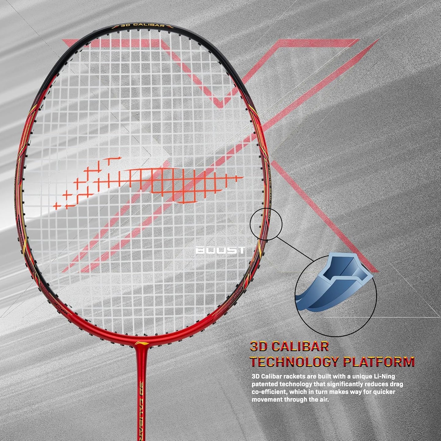 Li-Ning 3D Calibar X Boost Badminton Racquet