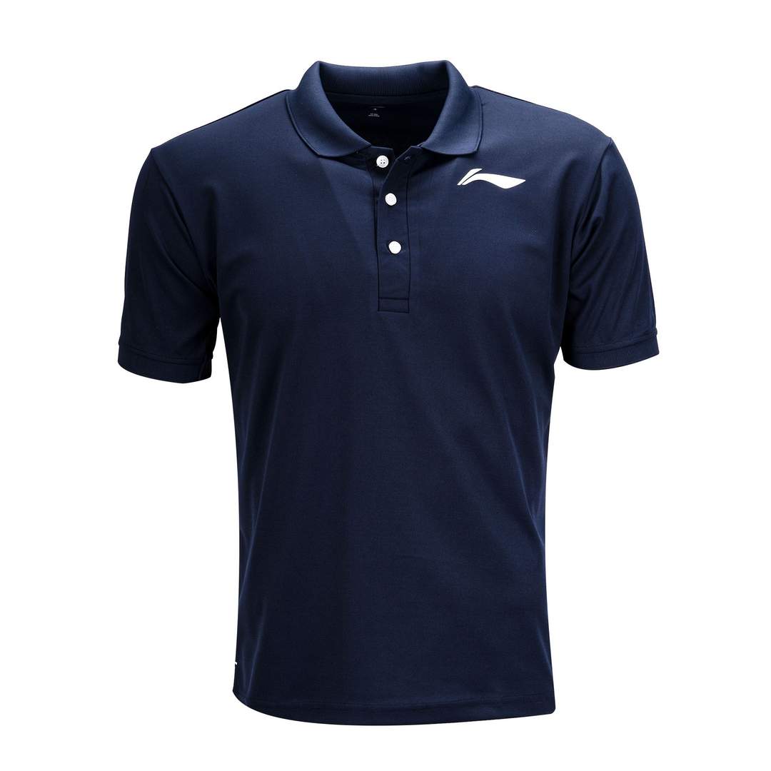 LINING ATST691 BADMINTON LN Solid Polo T-shirt