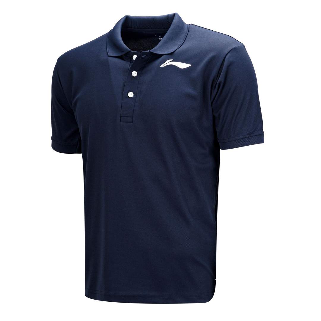 LINING ATST691 BADMINTON LN Solid Polo T-shirt