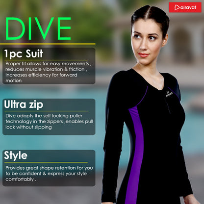 Airavat Dive 5004 Women's Swimming Full Body Suit