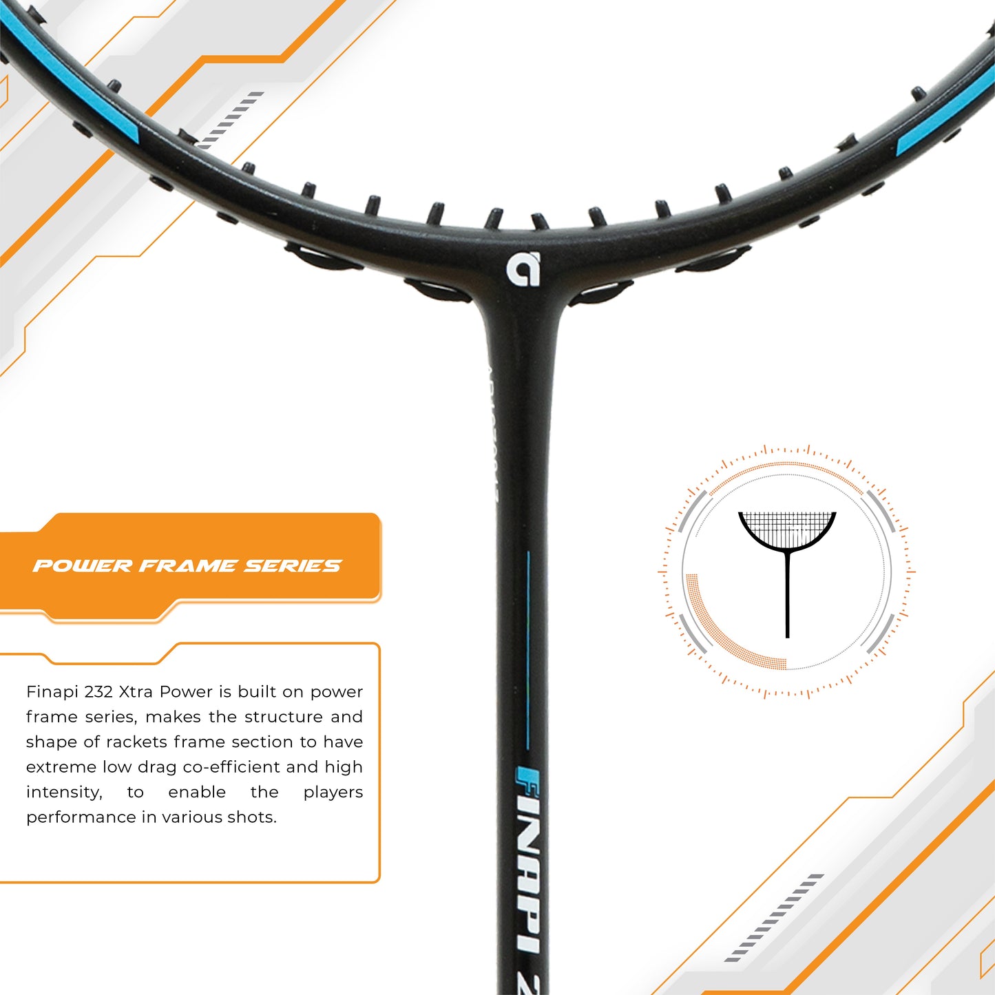 Apacs Finapi 232 Xtra Power Badminton Racket