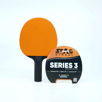 STAG GLOBAL SERIES 3 TABLE TENNIS RACKET PLAYSET (2 Racquets and 3 Balls)