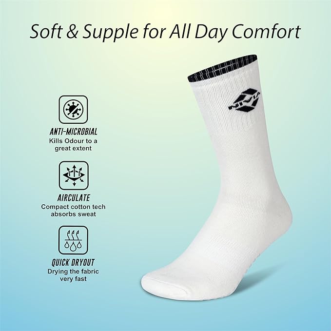 NIVIA NO SKID CRICKET SOCKS