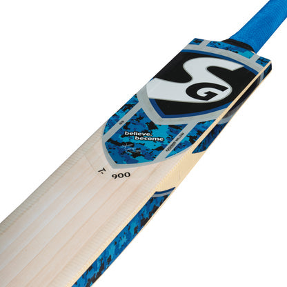 SG T-900 Kashmir Willow Tennis Cricket Bat (Tennis bat)
