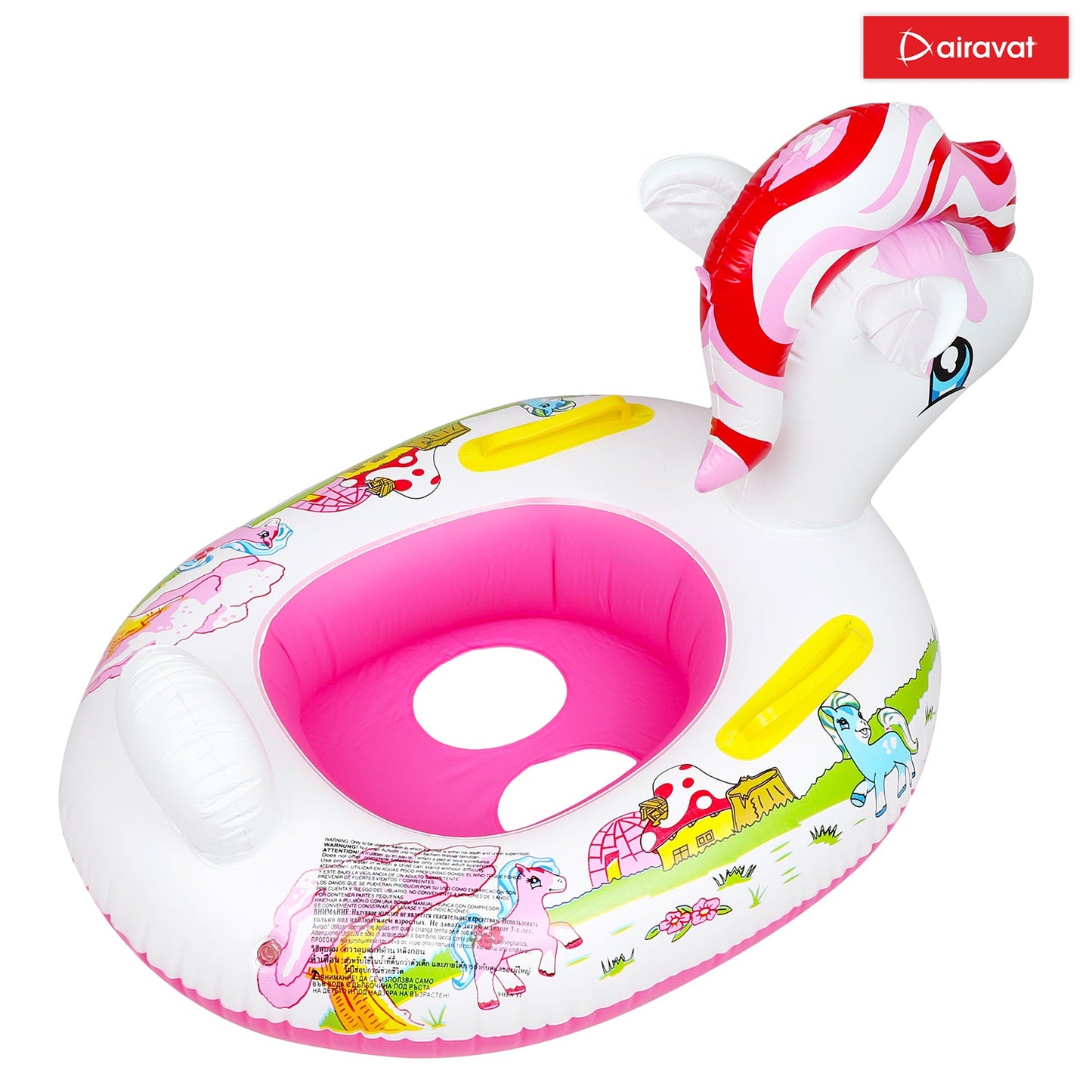 Airavat Inflatable Swim Ring Animal Design